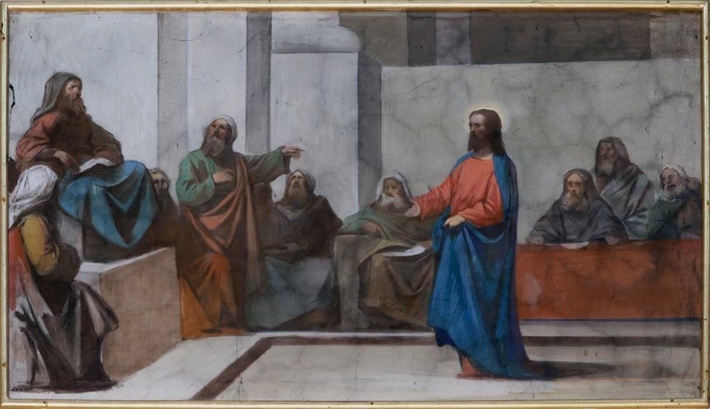 Cristo davanti a Caifa